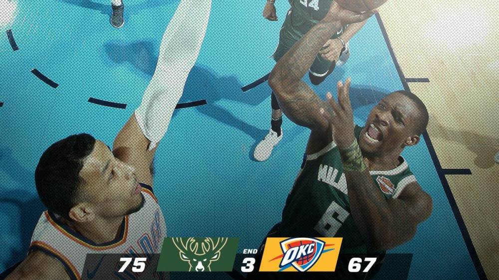 上海队绝杀雷霆,字母哥关键制胜 上海队绝杀雷霆,字母哥关键制胜